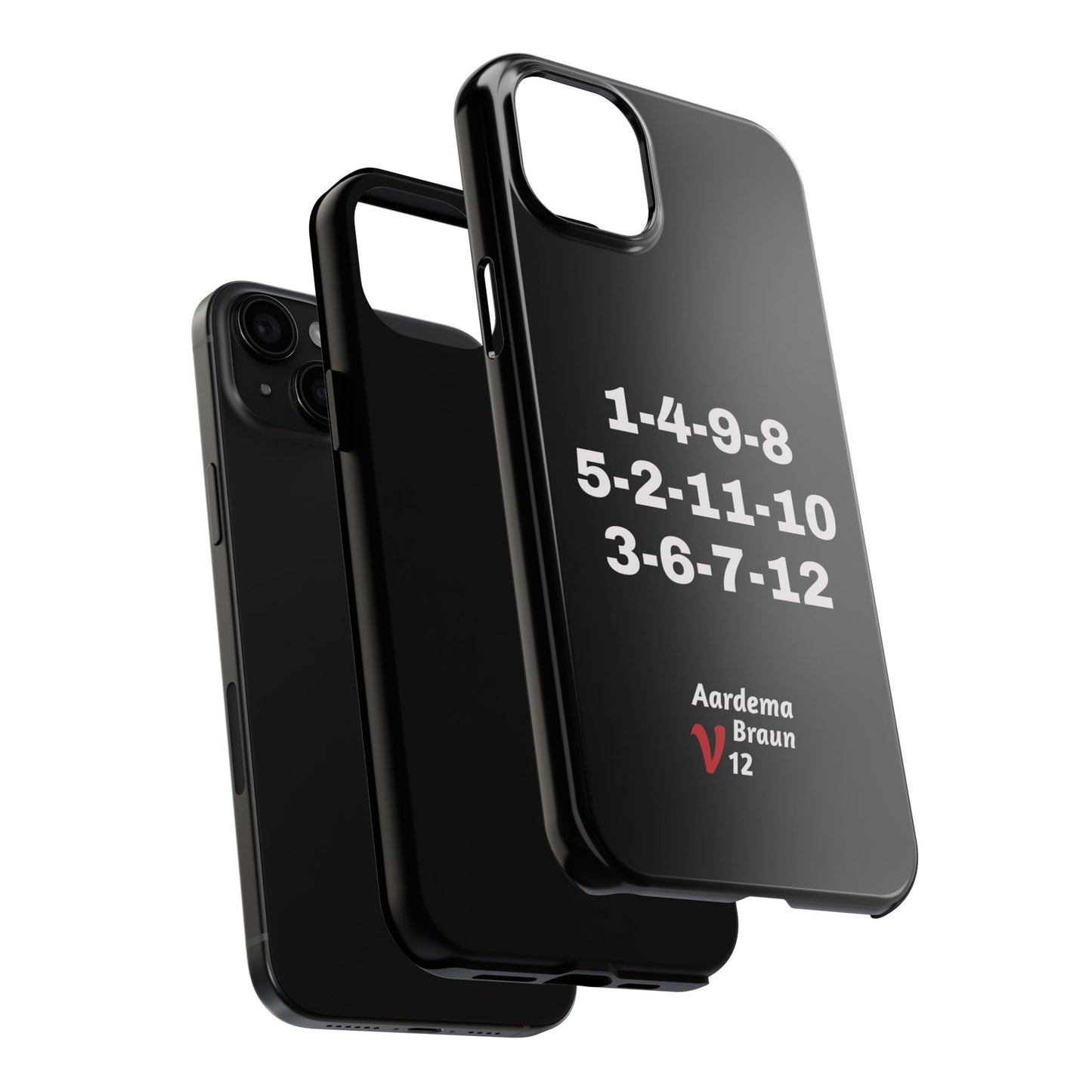 Aardema Braun V12 Firing Order Tough Phone Case