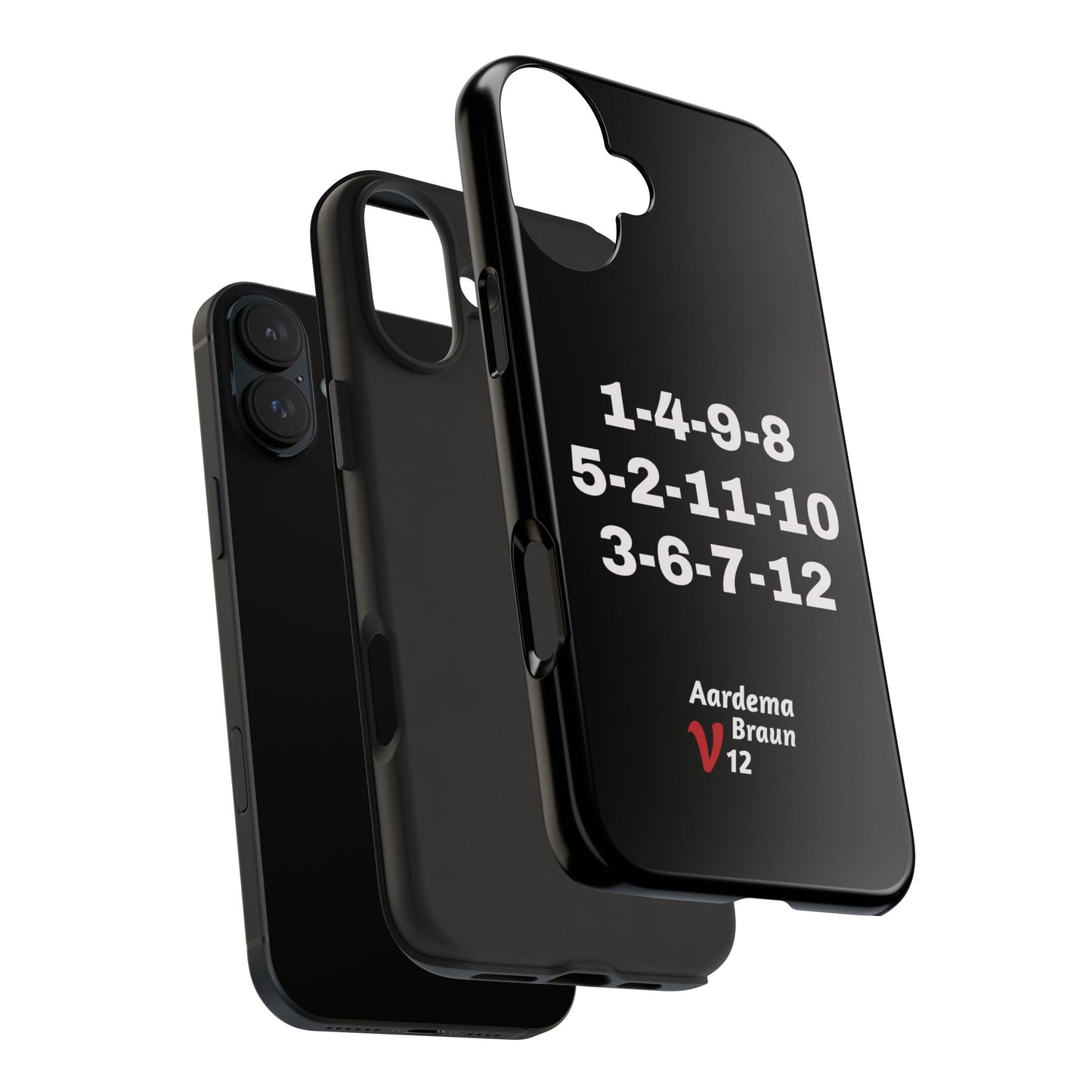 Aardema Braun V12 Firing Order Tough Phone Case