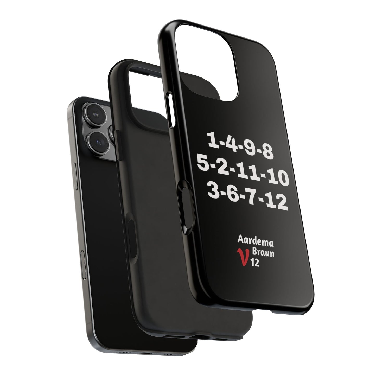 Aardema Braun V12 Firing Order Tough Phone Case