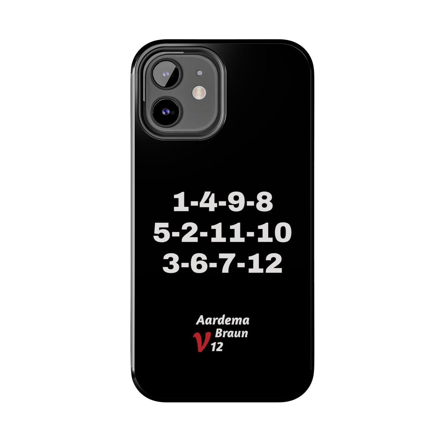 Aardema Braun V12 Firing Order Tough Phone Case