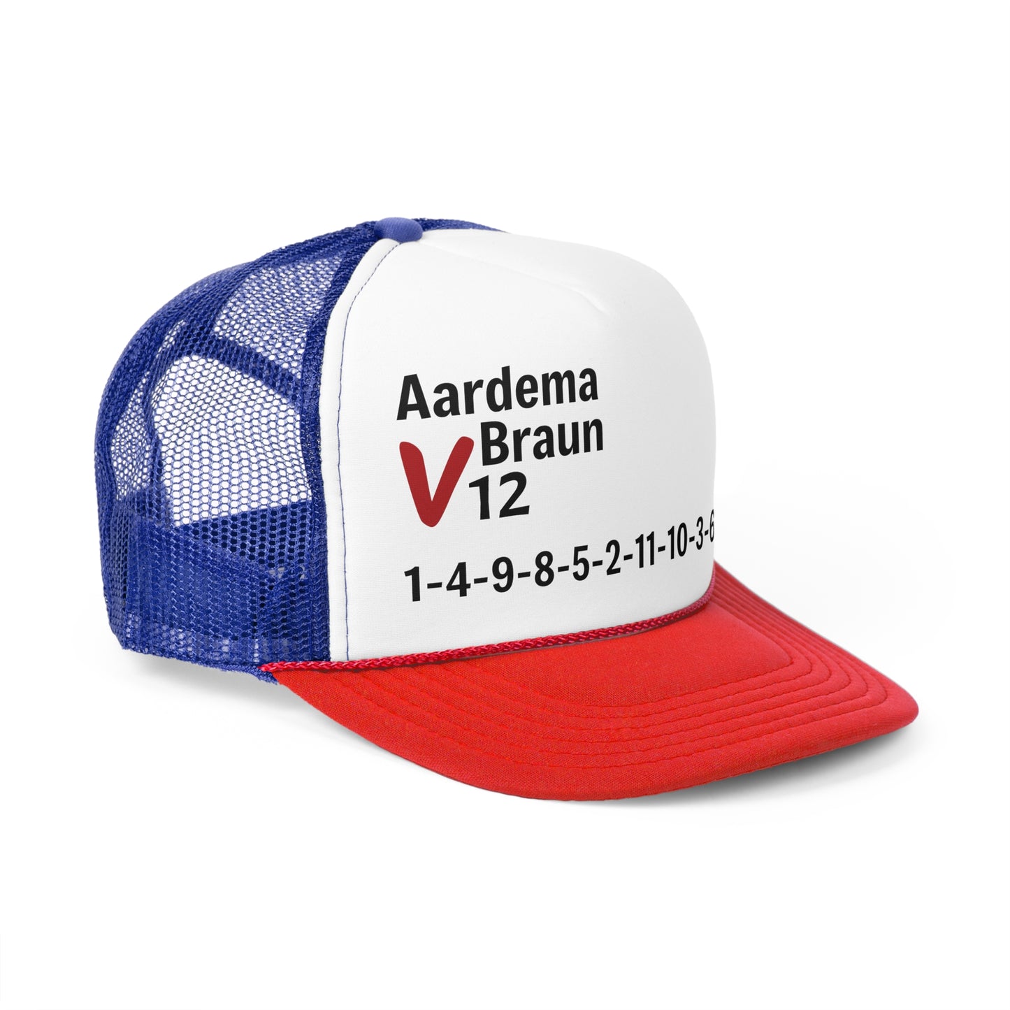 Aardema Braun V12 Firing Order Trucker Cap