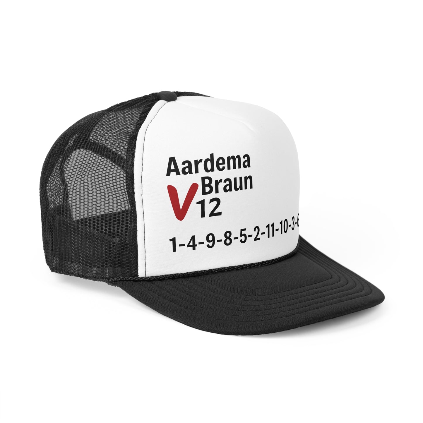 Aardema Braun V12 Firing Order Trucker Cap