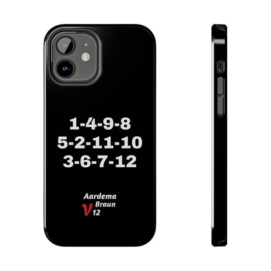 Aardema Braun V12 Firing Order Tough Phone Case