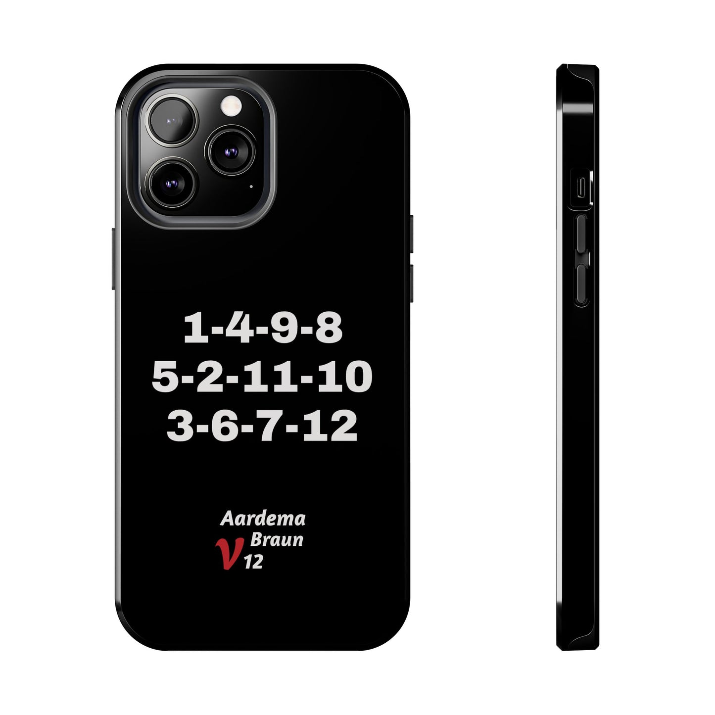 Aardema Braun V12 Firing Order Tough Phone Case