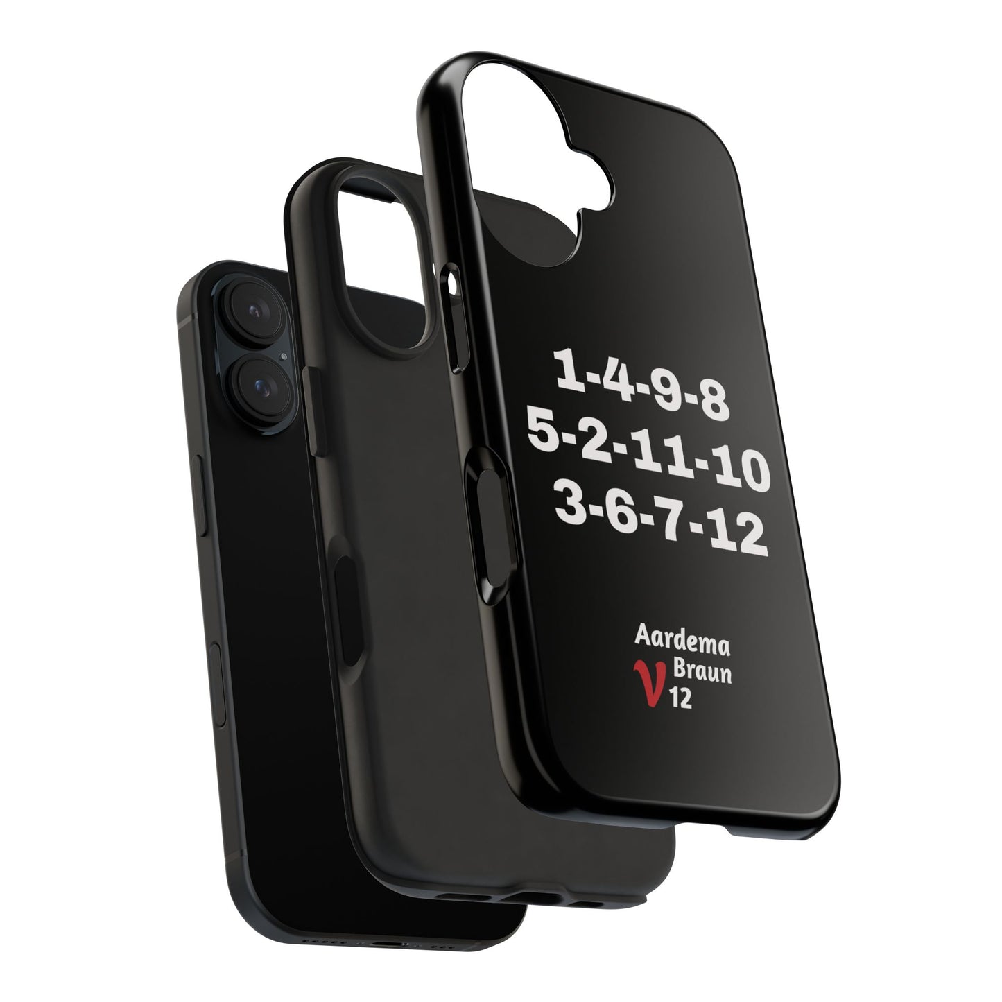 Aardema Braun V12 Firing Order Tough Phone Case